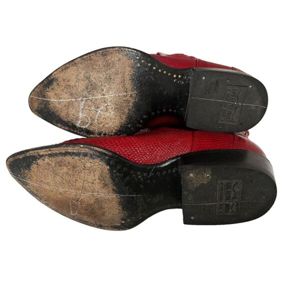 Red Los Altos Cowboy Boots - Picture 7 of 9